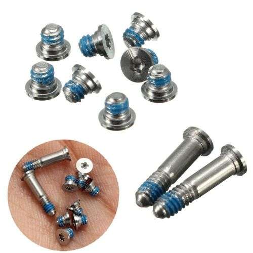 For Apple 13` MacBook Air A1369 A1466 Bottom Case Screw 10 Screws Set Silver