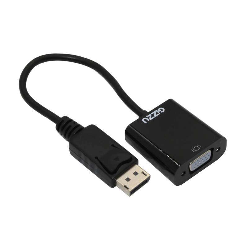 Gizzu DisplayPort to VGA Adapter Black