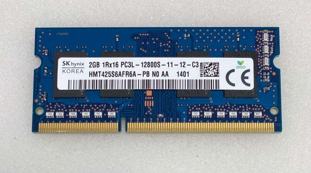 SK Hynix 2GB 1Rx16 PC3L-12800S SODIMM 1600Mhz DDR3 Laptop Memory RAM 204 Pin