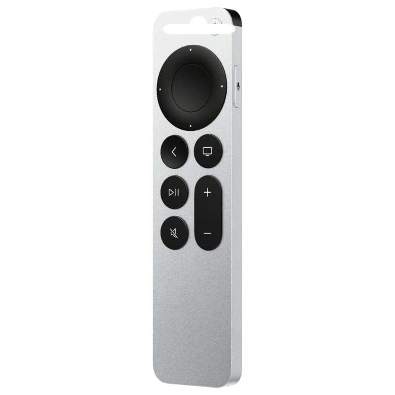APPLE TV SIRI REMOTE CONTROL 2ND GENERATION BLUETOOTH - SILVER BLACK OPEN BOX