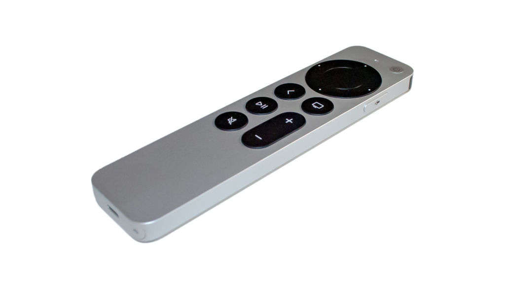 APPLE TV SIRI REMOTE CONTROL 2ND GENERATION BLUETOOTH - SILVER BLACK OPEN BOX