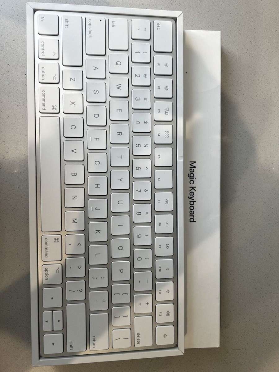 Apple Magic Keyboard A1644 Wireless Bluetooth Rechargeable Keyboard - Tested