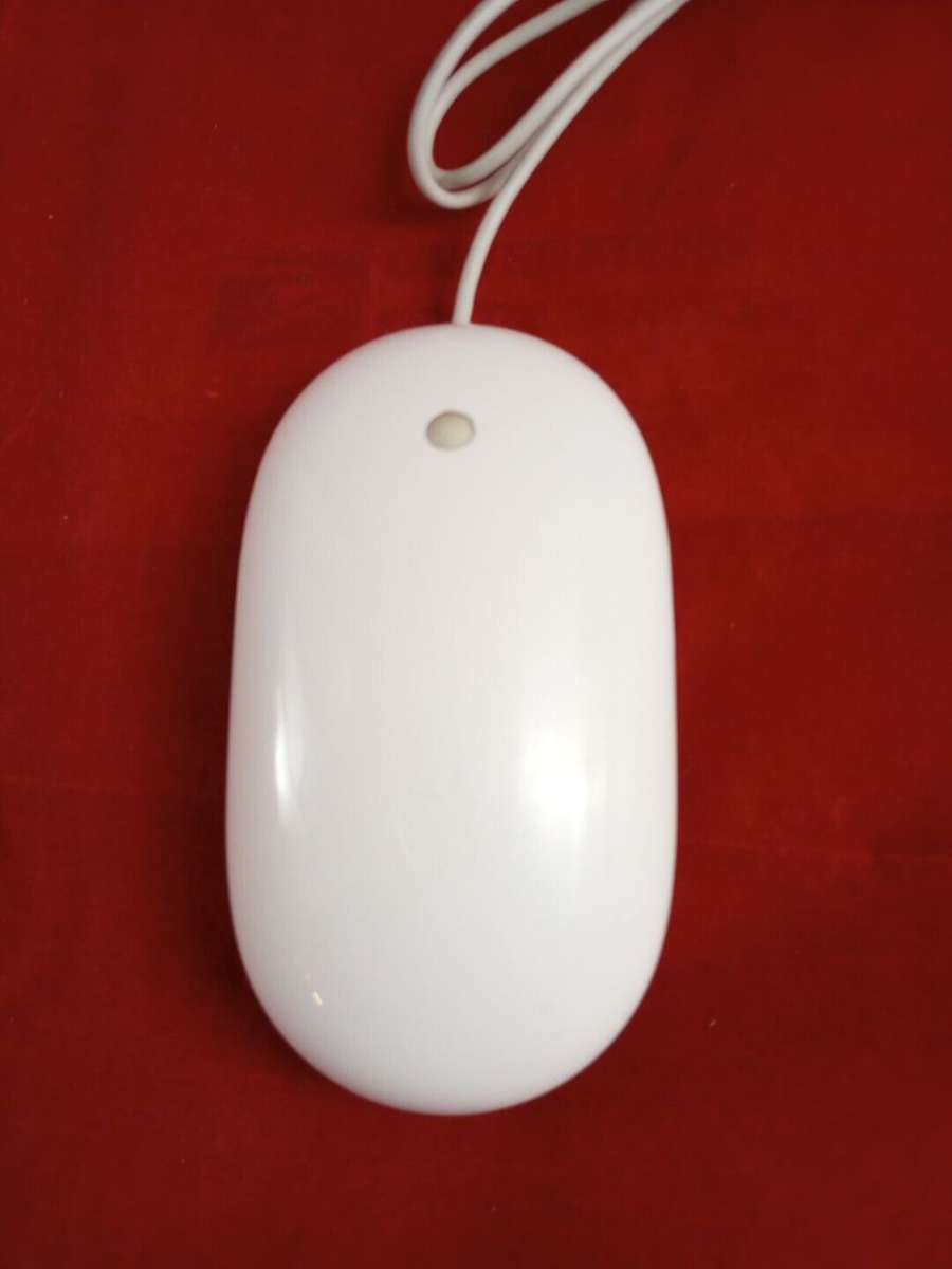Genuine OEM Apple A1152 USB Wired Mighty Mouse Optical WORKING