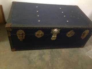 **VINTAGE BLUE TRUNK **
