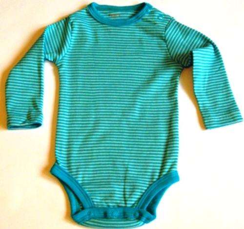 Carter's Blue Fly Long Sleeve Bodysuit 0-3 months