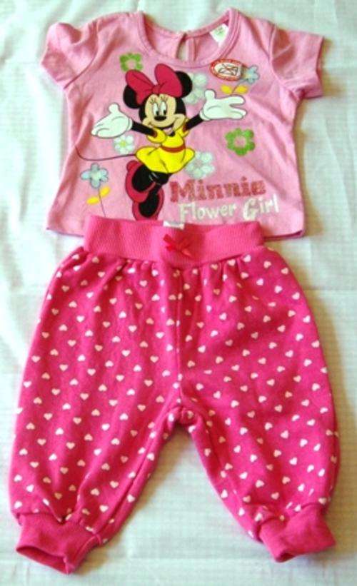 Matching Set Baby Girl- Minnie Mouse Top &  Pants set - 3-6  Months - baby clothes