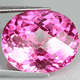 10.40 swiss pink topaz oval ,rare natural gemstone