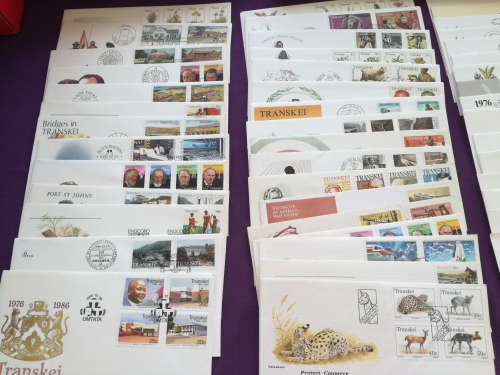 *  TRANSKEI  *  57 First Day Covers  *