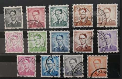 Belgium - 1958 King Baudouin - Used Selection - Nice Postmarks