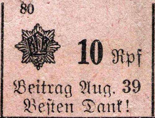 Nazi Germany - set of 6 stamp Reichsluftschutzbund