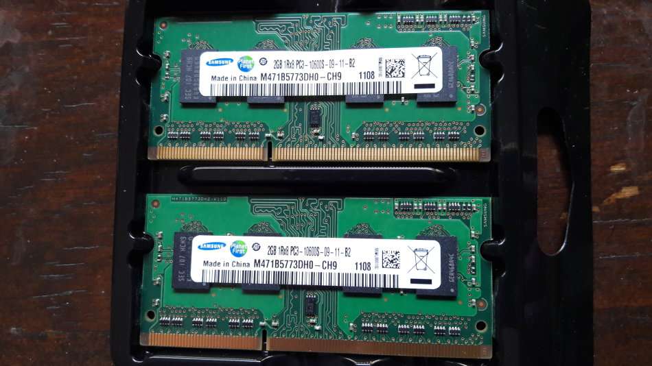 Samsung 4GB (2x2GB) DDR3 Laptop RAM