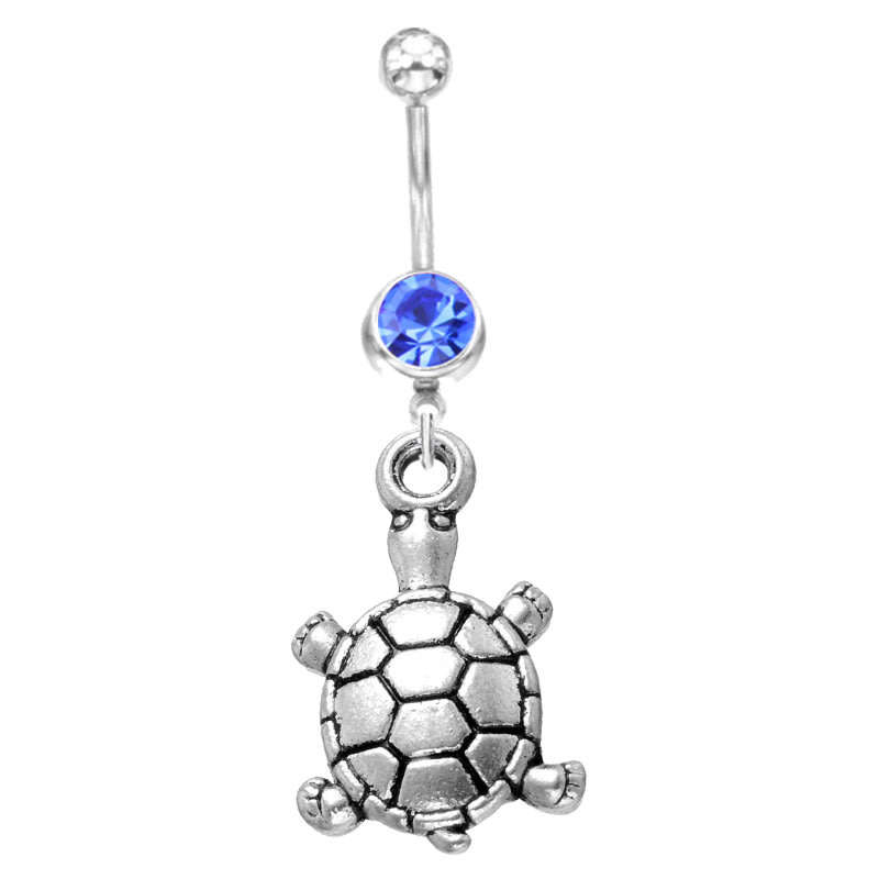 5PCS/Set Yoga Style Surgical Steel Belly Rings