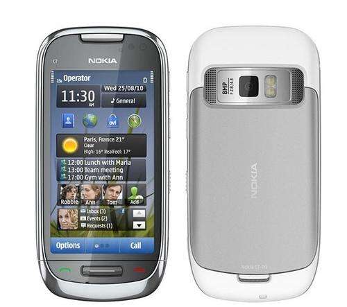Hot! New Nokia C7 cell phone 3G,Wifi,Bluetooth Silver Unlocked GSM,SmartPhone+Free screen protector