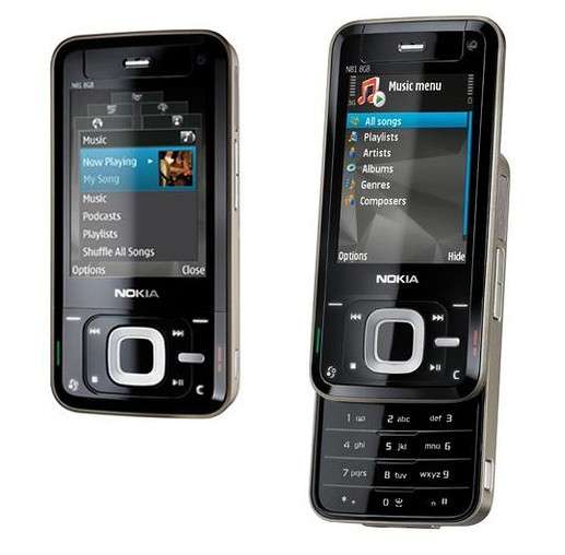 Nokia N81 Slide Mobile phone (Unlocked) 3G, Black, 2MP Camera, MP3, Bluetooth cell phone