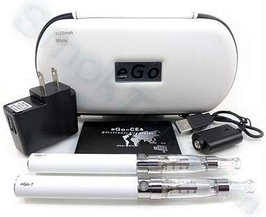 White eGo E-Cigarette Double Kit ***LOW POSTAGE***
