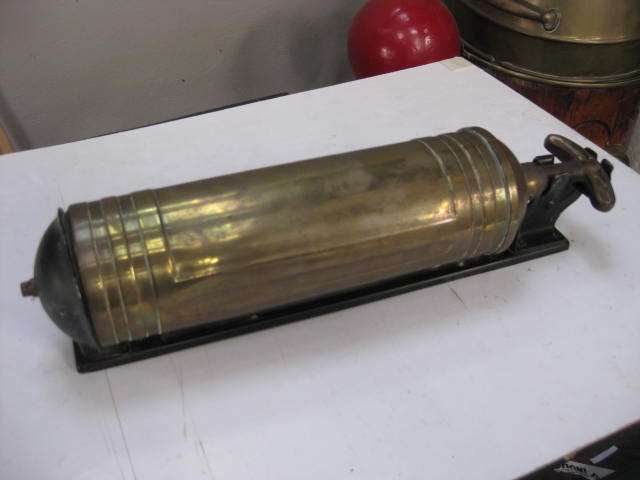 Fire extinguisher with bracket