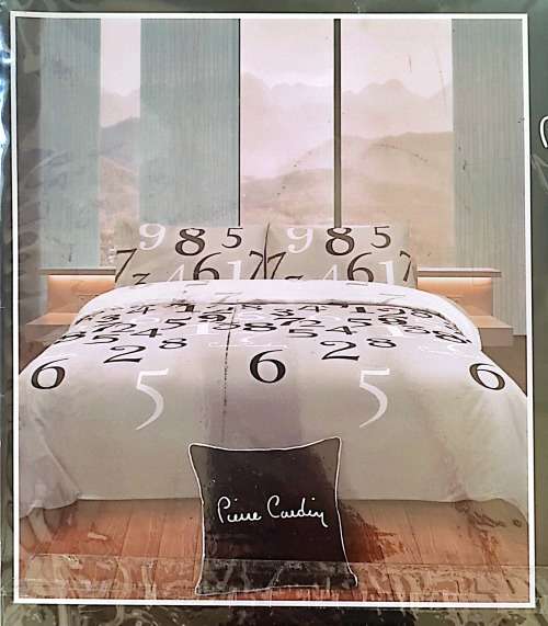 PIERRE CARDIN COTTON DUVET COVER - SINGLE BED