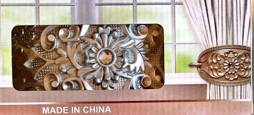 curtain tiebacks - silver