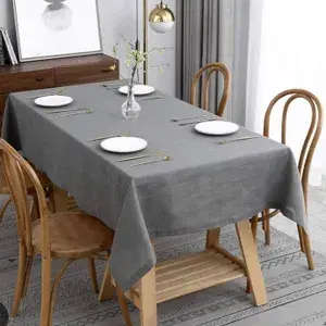 DAMASK TABLECLOTH GREY