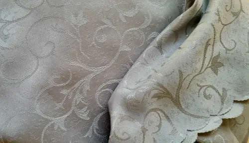 DAMASK TABLECLOTH GREY