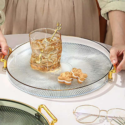 Crystal Clear Round Tray