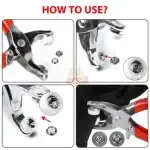 100pc Snap Button Kit