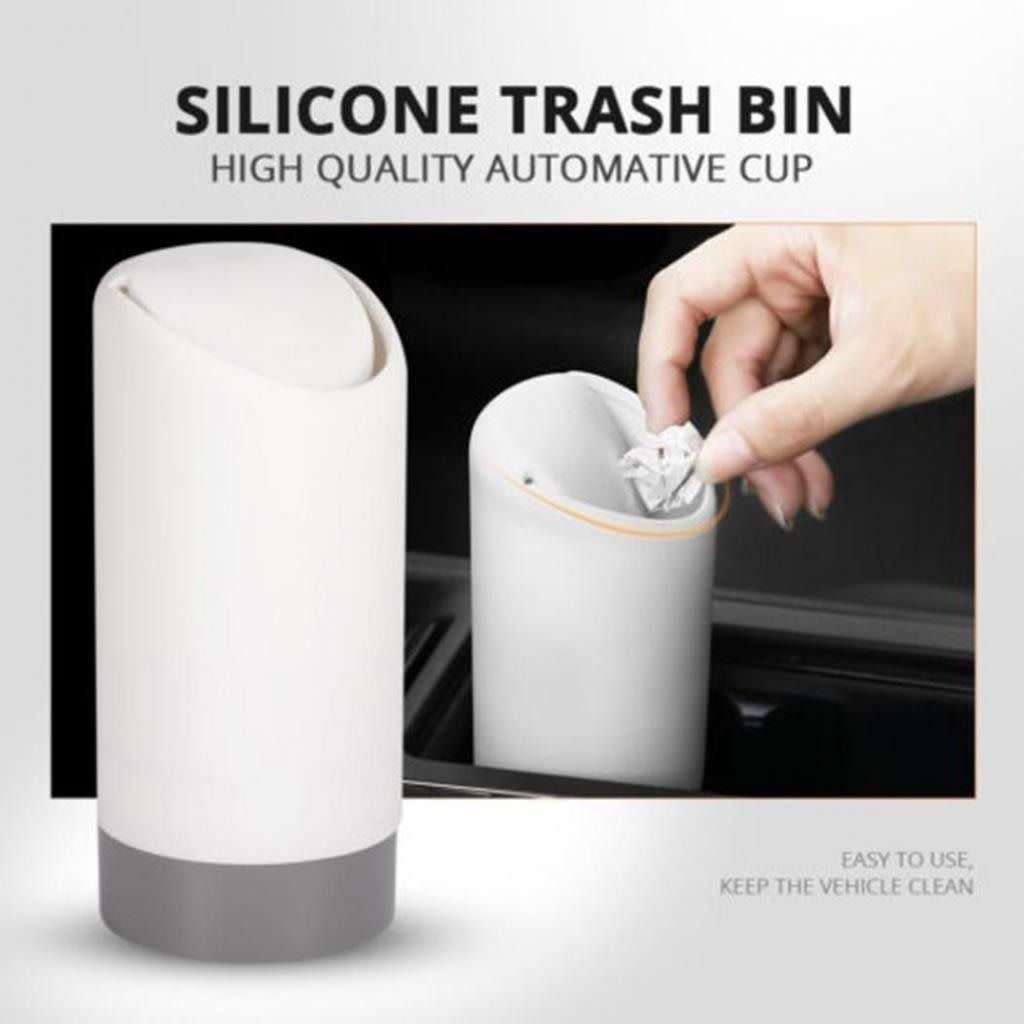 Silicone Trash Car Can