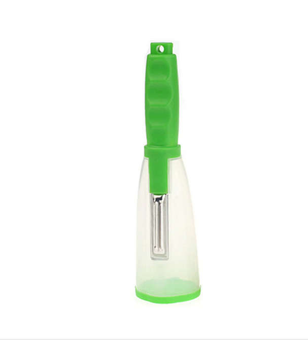 Skin Peeler Tool With Storage Container