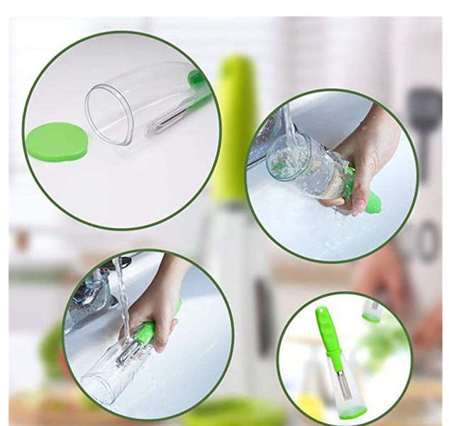 Skin Peeler Tool With Storage Container