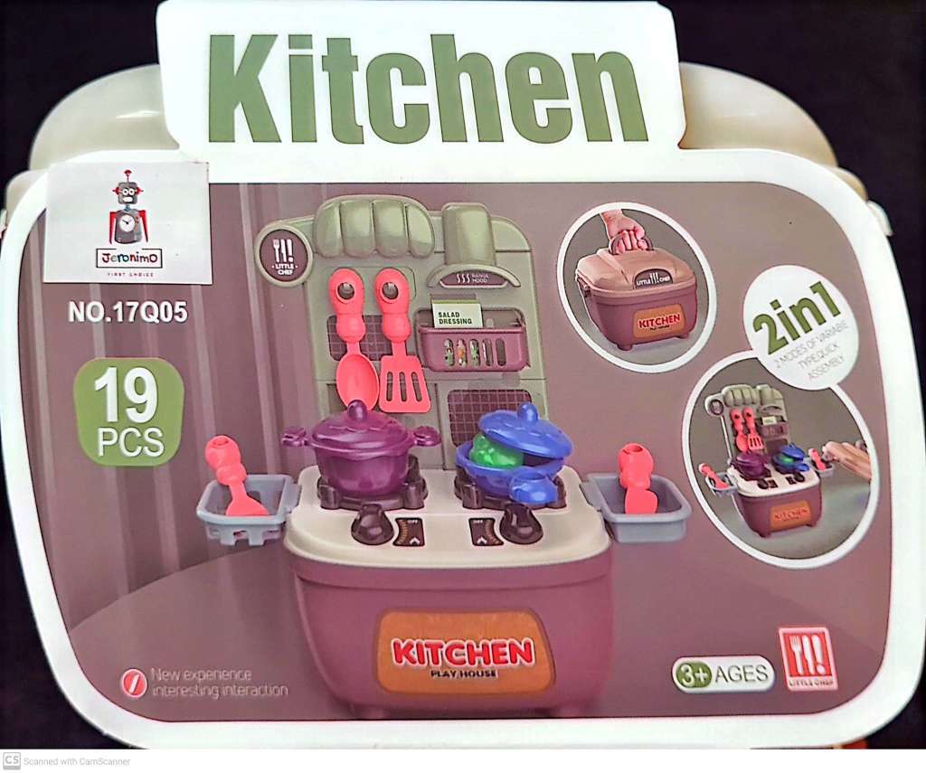 2 in 1 Kitchen Carry Case Playset