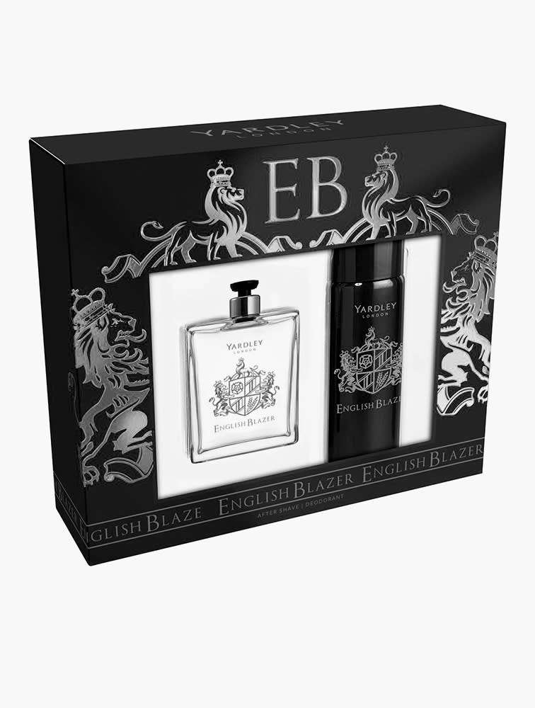 YARDLEY English Blazer Black Aftershave & Deo Gift Set