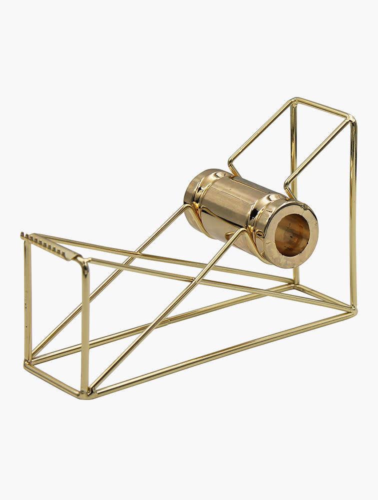 FINE LIVING Gold Elementary Sellotape Holder