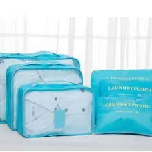 Luggage Organiser Cubes- 6 Piece Set