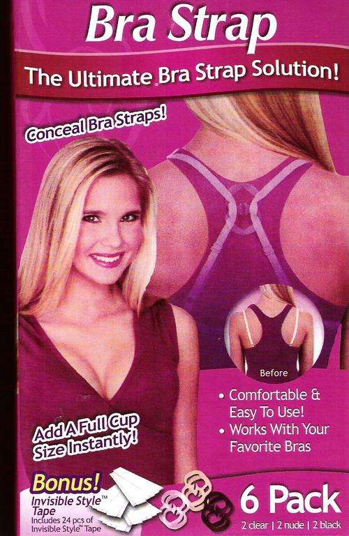 BRA STRAP (6 pack) ---includes a FREE DIARY