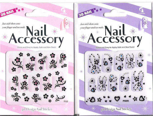 NAIL ACCESSORY- 3D design nail sticker