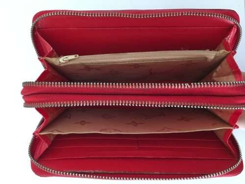 Red Louis Vuitton Women's Wallet/Hand purse