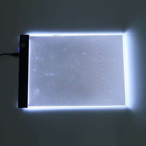 A4 LED Light Pad Dimmable Brightness For Diamond Paintings - USB Powered