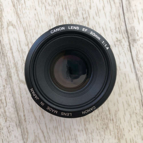 Canon 50mm f/1.4 USM Prime Lens + Lens Hood, Good Condition