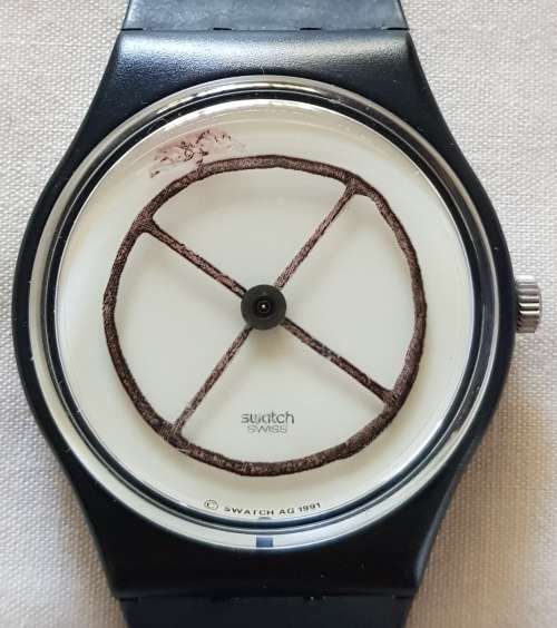 Vintage 1991 Swatch GZ120 Swiss Art Limited Edition