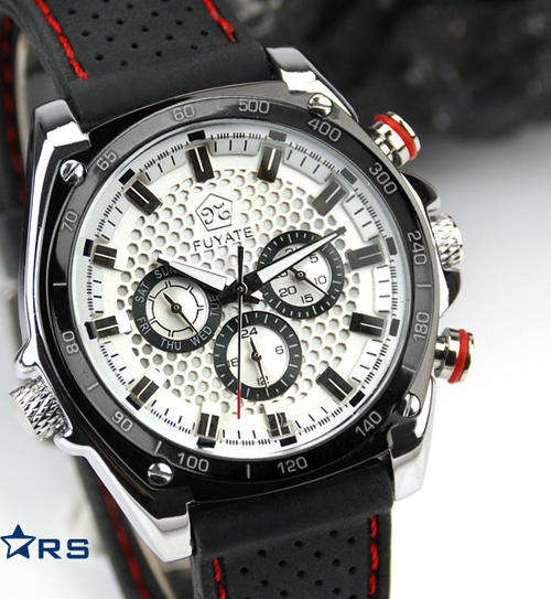 Men's Day Date Sports dress watch