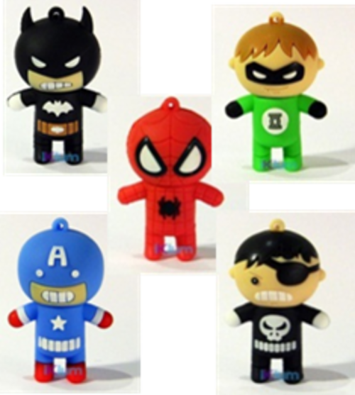 SUPERHERO 4GB USB FLASH DRIVE