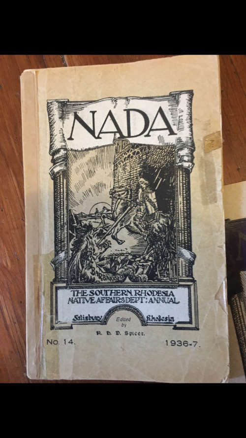 NADA - The Southern Rhodesia Native Affairs Department Annual - No. 314 - 1936-7