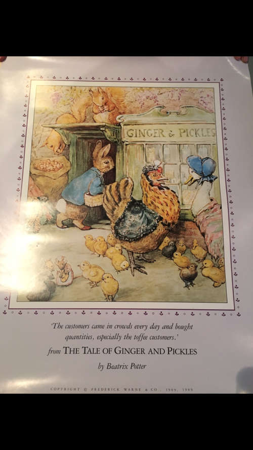 Beatrix Potter Print from The Tale of Ginger and Pickles