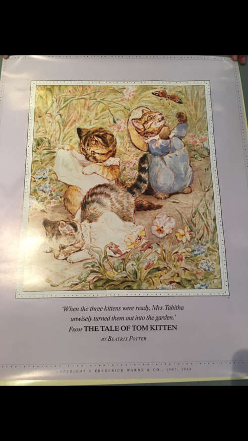 Beatrix Potter Print from The Tale of Tom Kitten
