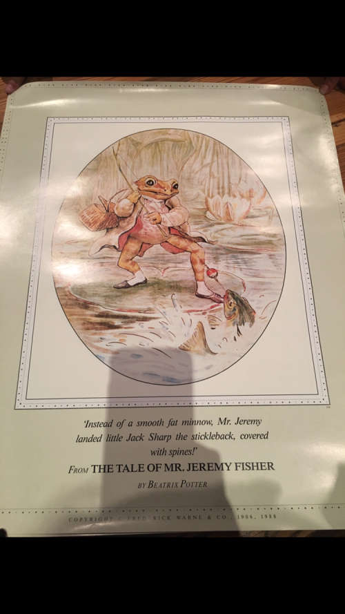 Beatrix Potter Print from The Tale of Mr. Jeremy Fisher