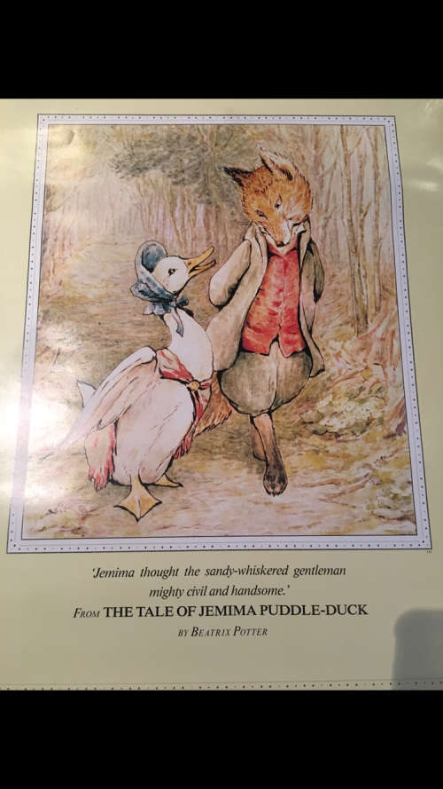 Beatrix Potter Print from The Tale of Jemima Puddle-Duck