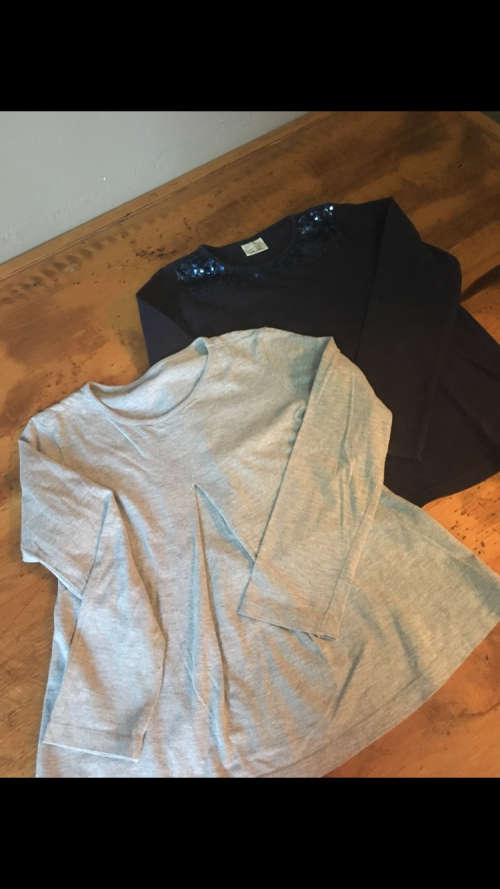2 x Long Sleeve Tops - 7 - 8 Years - Zara & Woolworths