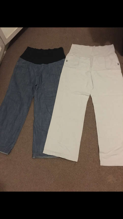 2 x Woolworths Maternity Pants - Size 14