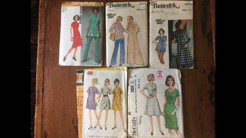5 x Vintage Sewing Patterns - Ladies