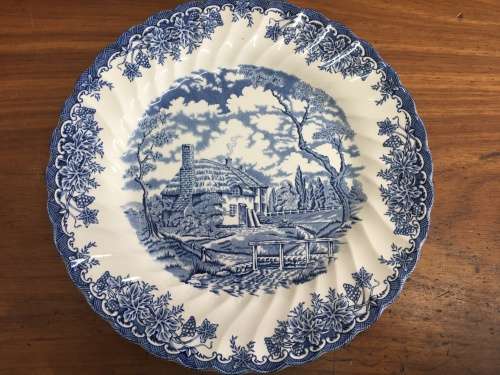 Myott The Brook Fine Staffordshire Ware Dinner Plate -  Made in England